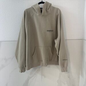 Fear of God Tan Pullover Hoodie Sweatshirt